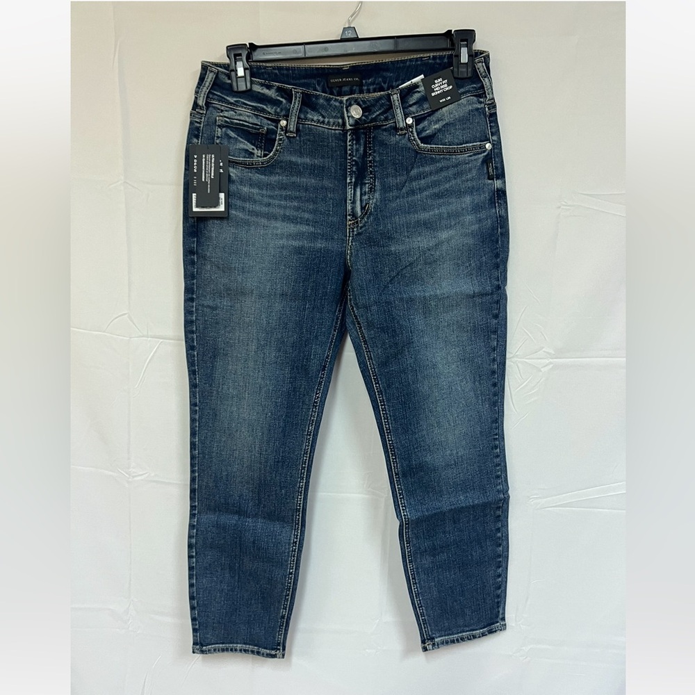 Silver Jeans Women’s Skinny Jeans in Dark Blue Wash